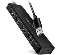 Axagon Hub USB de voyage HUE-C1A Superspeed USB-A 4x USB 3.0 20 cm noir