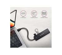 AXAGON HUE-C1C Superspeed USB-C Travel Hub