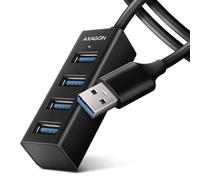 Axagon Hub USB HUE-M1AL 4 ports USB-A USB 3.2 Gen1 5 GBit/s argent
