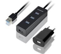 AXAGON HUE-S2BP Hub USB 4 ports USB-A, Micro USB USB 3.2 Gen1 5 GBit/s
