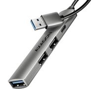 AXAGON HUE-STA Hub USB 4 ports USB-C®, USB-A 5 GBit/s gris