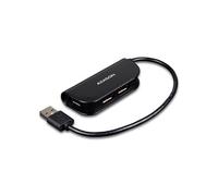 AXG HUE-X4B - USB 2.0, hub 4 ports, 4 x A, câble USB-A, 20 cm