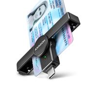 Axagon Lecteur de cartes à puce USB-C PocketReader