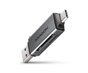 Axagon Mini lecteur de cartes SD et microSD AXAGON CRE-DAC USB-C et USB-A