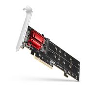AXAGON PCEM2-ND Adaptateur PCIe pour deux SSD M.2