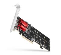 Axagon Adaptateur PCIe PCEM2-ND pour deux SSD M.2