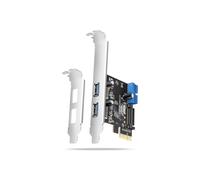 AXAGON PCEU-232RS, 2 ports 2x USB 5Gbps, carte PCIe, alimentation SATA, SP