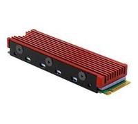 AXAGON Refroidisseur pour M.2 SSD 2280 rouge G