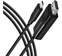 Axagon Câble USB-C vers DisplayPort RVC-DPC 1,8 m 4K/60 Hz Noir