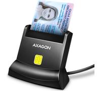AXAGON Universal desktop USB contact Smart card/ID card reader with long, USB-A cable | CRE-SM4N