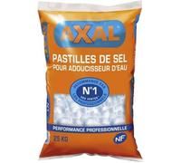 Axal Pastilles De Sel Pour Adoucisseur d’Eau N°1 Des Ventes 25Kg (lot de 2)
