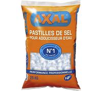 Axal Pro Pastilles de sel pour adoucisseur d'eau N°1 des ventes 25 kg (Lot de 2)