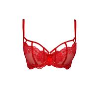 Axami Soutien-Gorge Rouge V-8981 Avec Bandes En Dentelle Et Tulle
