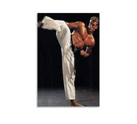 AXAYNIMD Poster décoratif sur toile « A Powerful Karaté Black Belt Warrior Dolph Lundgren » - Décoration murale moderne pour chambre à coucher - 60 x 90 cm