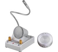 Axazcs Interphone pour Guichet Bancaire, Système D'interphone pour Guichet, Microphone Et Haut-Parleur pour Guichet, Anti-interférences Et sans Bruit, pour Hôpitaux, Banques, Guichets