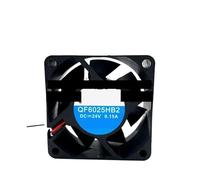 AXCAUAOY 1pc 12V For QF6025HB2/HBL 24V 12V Inverter Industrial Cooling Fan 6CM We Can Replace The Fan Interface. Please Consult The Seller