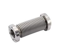 AXCAUAOY Tuyau flexible à bride à vide élevé CF35, 1000mm, tube ondulé à soufflet en acier inoxydable