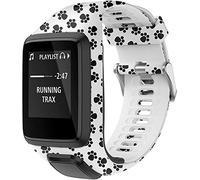 Axcellent Bands for Tomtom Runner 2/3 Strap,Compatible with Spark 3/Golfer2/Adventurer,Rubber Printed Replacement Band-GPS Smart Watch Accessories