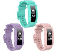 Axcellent Compatible avec Ace 2 Bandes pour Les Enfants 6+, Remplacement du Bracelet de Montre en Silicone Souple, Bracelets Sport colorés pour Ace 2/ Inspire HR pour garçons Filles, One Size