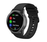 Axcellent Silicone Bracelet pour Garmin Vivoactive 4S / Venu 2S / Vivomove 3S, Mou Sport 18mm Quick Release Étanche Bracelet de Remplacement pour Fossil Women's Gen 6 / Gen 5E