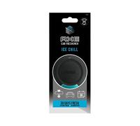 Axe Pendentif parfum voiture Ice Chill 3D 6 cm Noir/Bleu