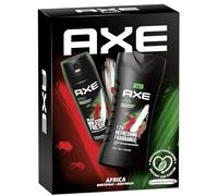 AXE Africa Duo Coffret cadeau pour homme avec spray pour le corps 150 ml et gel douche 250 ml