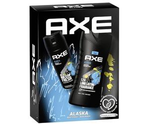 Axe Alaska Coffret cadeau avec spray pour le corps et nettoyant pour le corps (150 ml + 250 ml) 1 pièce