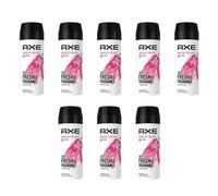 AXE Anarchy for Her Lot de 8 déodorants en spray sans sels d'aluminium 150 ml Pour femme et femme Protection 48 heures