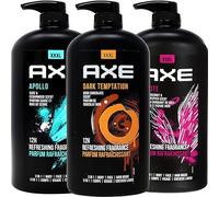 AXE AXE Dark Temptation Apollo and Excite Body Wash 3 en 1 Body and Face Wash en flacon pompe 100 ml
