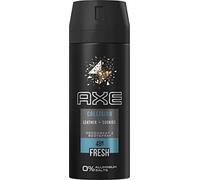 Axe Axe Spray de bodyspray Collision Leather & Cookies sans sel d'aluminium 3 x 150 ml