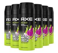 Axe Bodyspray Epic Fresh Déodorant Liquide Homme 150 ml - Lot de 6