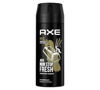 Axe Bodyspray Gold Déodorant sans aluminium combat les bactéries responsables des odeurs et les odeurs désagréables 150 ml Lot de 3