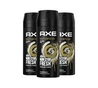 Axe Bodyspray Gold Temptation Déodorant sans aluminium pour une protection efficace contre les odeurs corporelles pendant 48 heures 150 ml Lot de 3