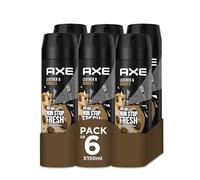 Axe Bodyspray Leather & Cookies Lot de 6 déodorants pour homme 150 ml