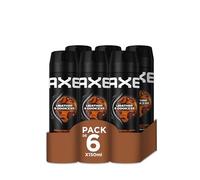 Axe Bodyspray Leather & Cookies Lot de 6 déodorants pour homme 150 ml