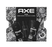 AXE - Coffret Black pour Homme - une eau de toilette de 100 ml, un déodorant de 200 ml et un gel douche de 250 ml - parfum masculin et frais aux notes de baies noires et de bois de cèdre - tenue 48H