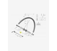 Axe complet pour roue Shimano Ultegra RS700 CenterLock