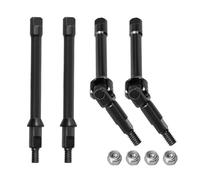 Axe d'arbre CVD en acier avec joint en U pour mises à niveau 1/30 Axial SCX30 RC Crawler (Noir)