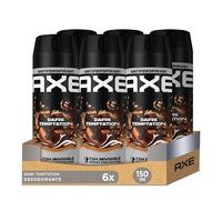 Axe Dark Temptation Lot de 6 déodorants anti-transpirants pour homme 150 ml
