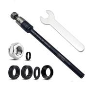 Axe d'attelage de remorque de vélo 160-178 mm M12 x 1,0 pour Thule Qeridoo | Pour remorque de vélo - Essieu traversant 160-178 mm M12 x 1,0 pour Thule Qeridoo Croozer