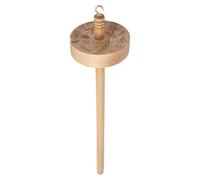Axe de chute - Broche de chute avec encoche - Broche Drop Top Whorl Drop - Outil rotatif pour laine et textile - Outil rotatif pour laine mélangée à la main - Roulette pour la broche de fil pour