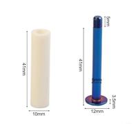 Axe de Galet pour Brompton 8mm 10mm Alliage TC4 | Alliage TC4 pour durable, pour surface lisse, réduit friction, pour changement de vitesse fluide, compatible (ZG41-10mm)