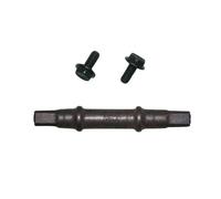 Axe de pédalier carré P2R Jis (35-52-40.5) Noir