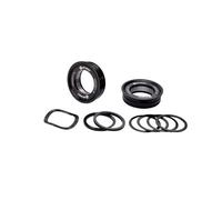 First Press Fit Shimano 46 Mm Bottom Bracket Cups Noir 86.5 mm