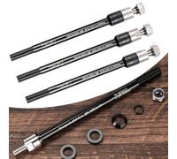 Axe de remorque de vélo, 1 adaptateur d'essieu traversant pour attelage de remorque de vélo, alliage d'aluminium, axe traversant à dégagement rapide, adaptateur de broche, pour moyeux de roue arrière