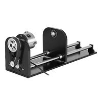 Axe de rotation laser pour machine de gravure laser CO2 axe y rouleau rotatif laser 360 ° rotatif avec mandrin à 3 griffes et moteur pas à pas pour d'objets cylindriques