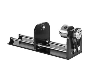 Axe de rotation laser pour machine de gravure laser CO2 Pour machines Sihao uniquement axe y rouleau rotatif laser 360 ° rotatif avec mandrin à 3 griffes et moteur pas à pas pour d'objets cylindriques