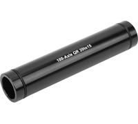 Axe de roue avant de vélo 20mm à 15mm, alliage d'aluminium, arbre de conversion pour VTT (boîte d'ouverture de 100mm)
