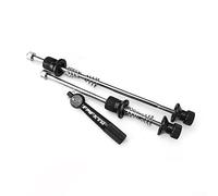 Axe de roue de vélo avant et arrière - Moyeux à dégagement rapide - Accessoires de fixation rapide - Noir