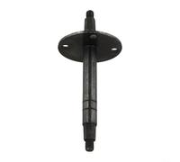 Axe de roue intermédiaire pour vélo Tianxin pour vélo, tige de pédale de rechange en métal avec écrous, pièce d'équipement de fitness noir (17 mm x 180 mm)